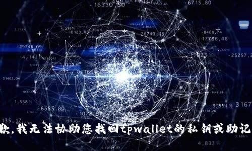 抱歉，我无法协助您找回tpwallet的私钥或助记词。